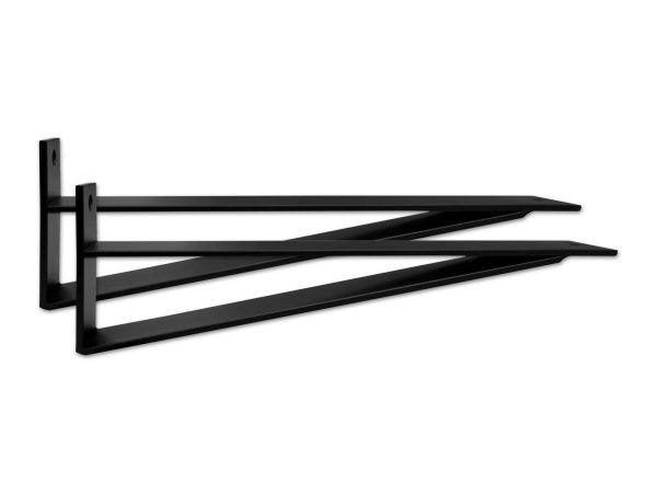 Plankdrager BOU 6 - Zwart gepoedercoat - Afbeelding 9