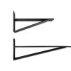 Plankdrager BOU 6 - Zwart gepoedercoat - Afbeelding 2