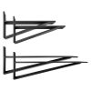 Plankdrager BOU 6 - Zwart gepoedercoat - Afbeelding 3