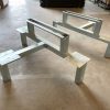 Picknicktafel frame - gegalvaniseerd staal - 10 personen - Afbeelding 9