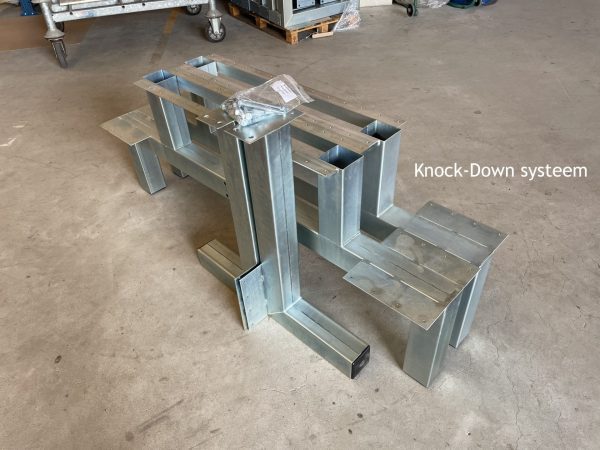 Picknicktafel frame - gegalvaniseerd staal - 6 personen - Afbeelding 9