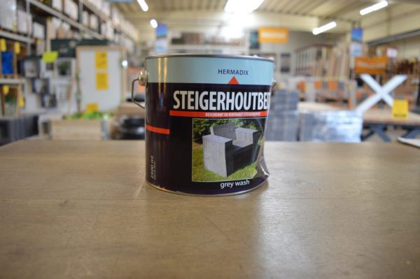 Steigerhoutbeits - Hermadix - 2,5 liter - Grey Wash