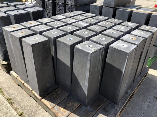 Betonpoer taps of recht - excl. hoogteverstelling