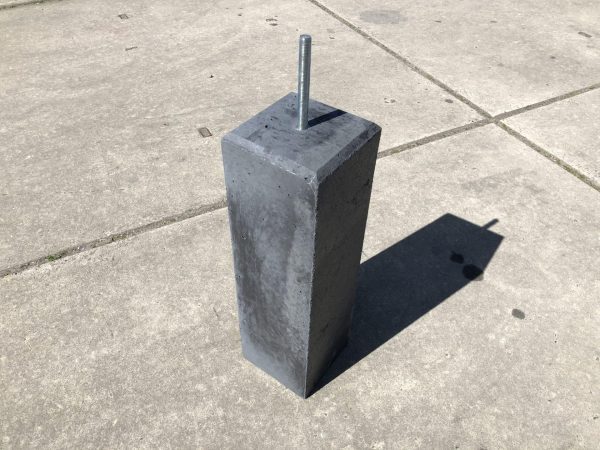 Betonpoer taps of recht - excl. hoogteverstelling - Afbeelding 2