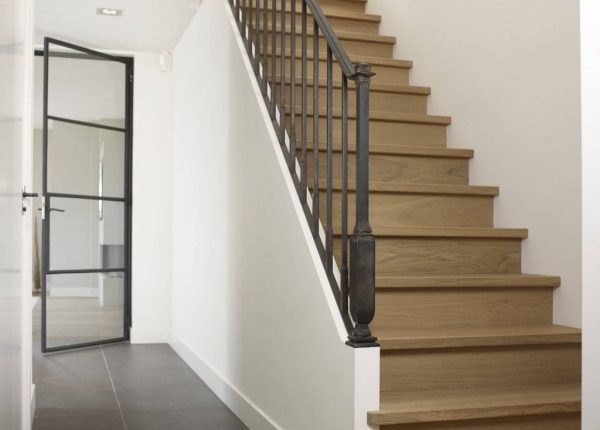 Overzet traptreden - Massief eiken - Antislip frezing - Afbeelding 9