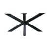 Matrixpoot (salontafel) - zwart metaal - 60 x 90 cm - koker: 6x6 cm - Afbeelding 2