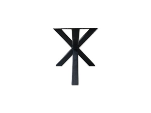 Matrixpoot (salontafel) - zwart metaal - 43,5 x 80 cm - koker: 5x5 cm - Afbeelding 3