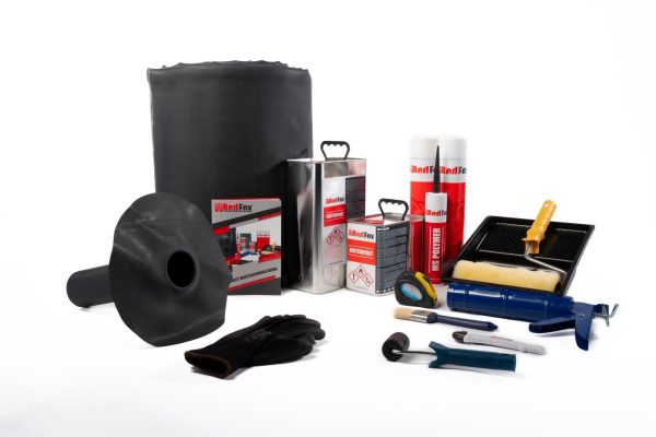 EPDM Pakket (compleet) - Zwart - Meerdere maten