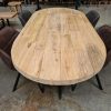 Tafelblad ovaal - Elmwood - 50 mm - Afbeelding 2