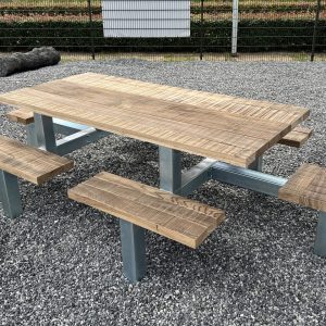 Picknicktafel frame - gegalvaniseerd staal - 10 personen