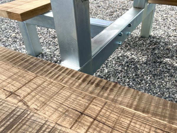 Picknicktafel frame - gegalvaniseerd staal - 10 personen - Afbeelding 6