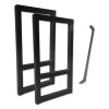 Frame (sidetable) - zwart metaal - 40 x 73,5 cm - set van 2 - Afbeelding 3