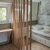 Robinia schaaldelen verwerkt in een prachtige roomdivider. Klantfoto. Schaaldelen verkrijgbaar bij Bouwie