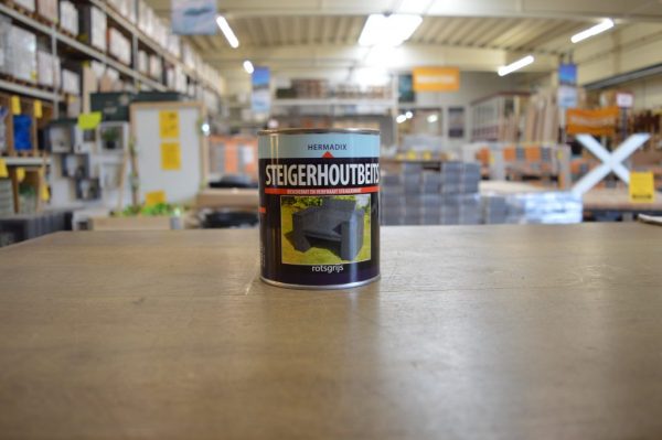 Steigerhoutbeits - Hermadix - 0,75 liter - Rotsgrijs