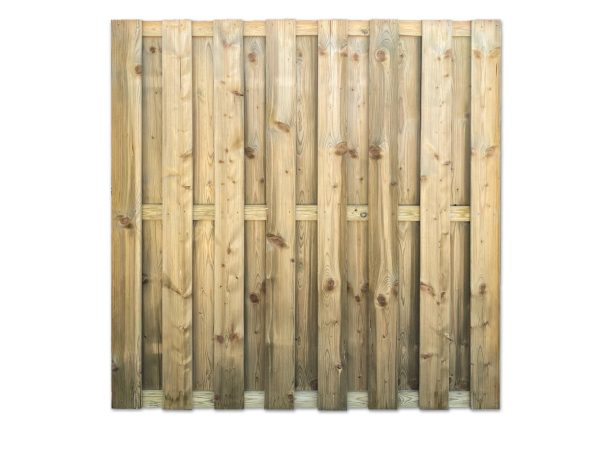 Tuinschutting - Geïmpregneerd Grenen - 180 x 180 cm - 15 + 3 planks