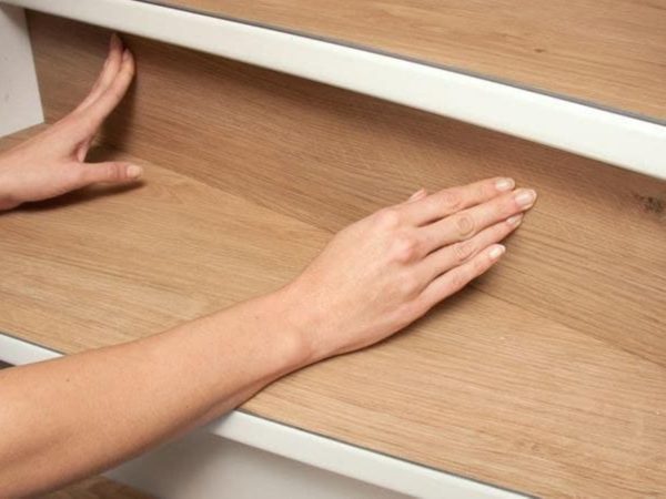 Overzet traptreden (zelfklevend) - Vinyl - Zilvergrijs Eiken - Afbeelding 4