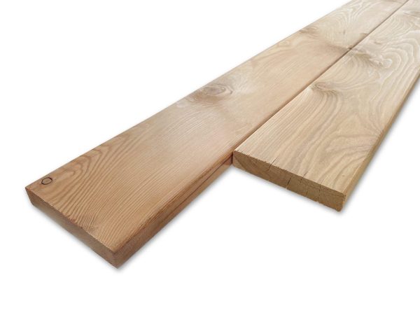 Vlonderplank (glad) - Siberisch Lariks - 28 x 143 mm