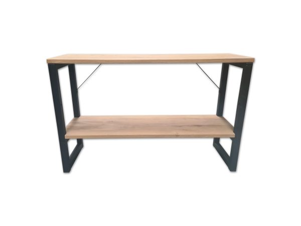 Frame (sidetable) - zwart metaal - 40 x 73,5 cm - set van 2 - Afbeelding 4