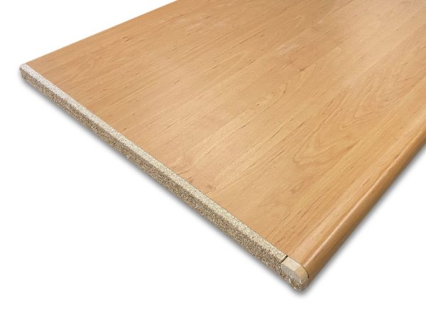 Aanrechtblad / Werkblad - Spaanplaat - Donker Beuken - 410 cm