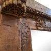 Staande spiegel met houtsnijwerk - India - Afbeelding 3