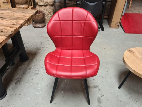 Stoel Karmijn - Rood - Afbeelding 3