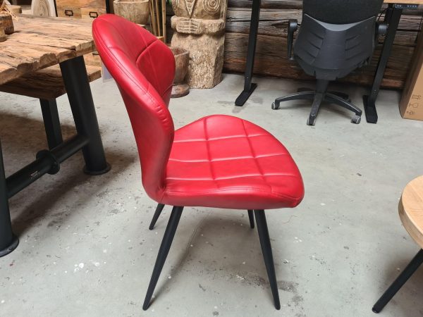 Stoel Karmijn - Rood - Afbeelding 4