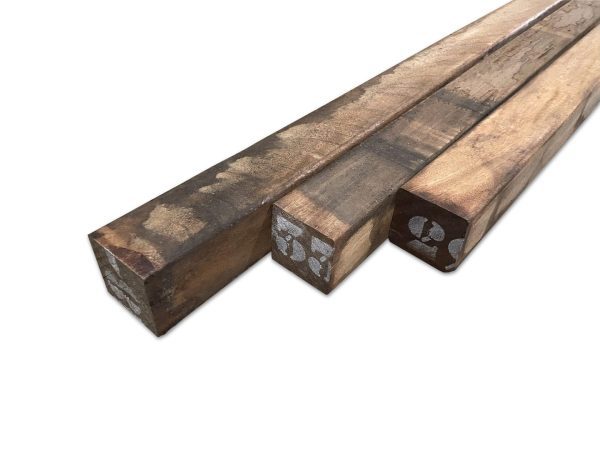 Paal - Hardhout (Tali) - 65 x 65 mm - Geschaafd