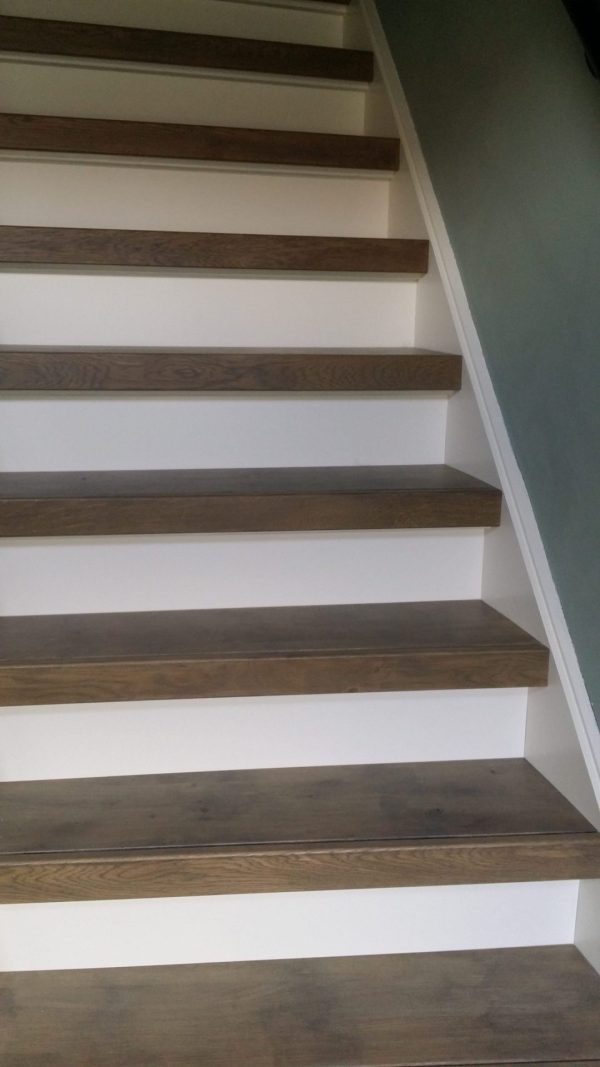 Overzet traptreden - Massief eiken - Antislip frezing - Afbeelding 7