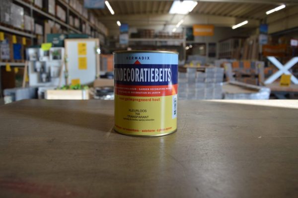 Tuindecoratiebeits - Hermadix - 2,5 liter - Taupe 716 - Dekkend