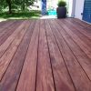 Een terras gemaakt van duurzaam Walaba hout. Deze planken zijn ideaal geschikt als vlonder