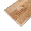 Wandplank recht - Elmwood - 40 mm - Afbeelding 4