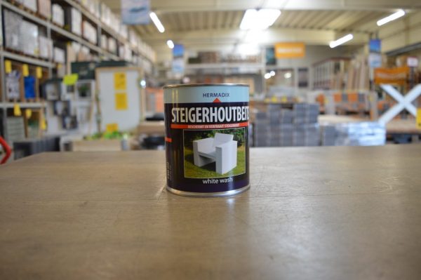 Steigerhoutbeits - Hermadix - 0,75 liter - White Wash