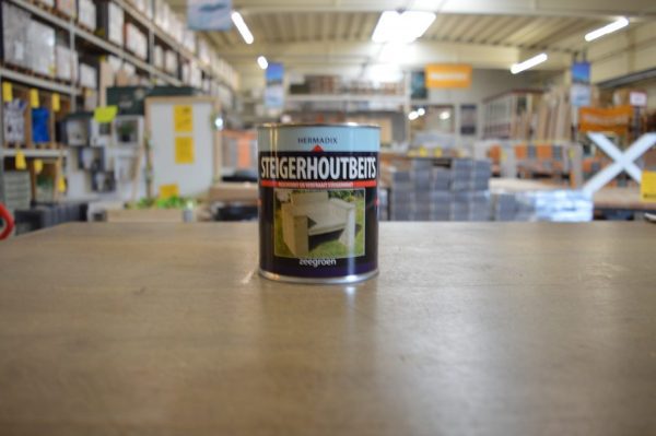 Steigerhoutbeits - Hermadix - 0,75 liter - Zeegroen