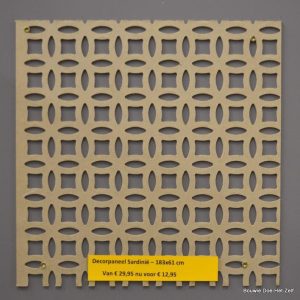 Decorpaneel - Sardinië - MDF - 183 x 61 cm