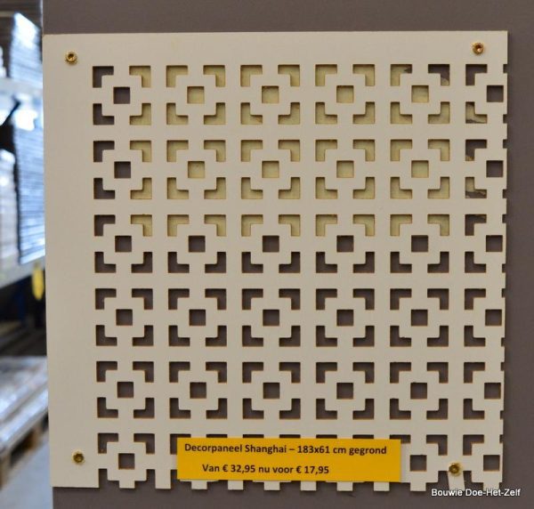 Decorpaneel - Kreta - MDF gegrond - 183 x 61 cm