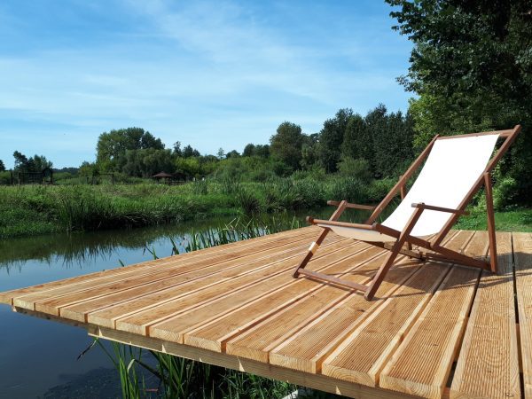 Vlonderplank - Siberisch Lariks - 28 x 122 mm - Afbeelding 2