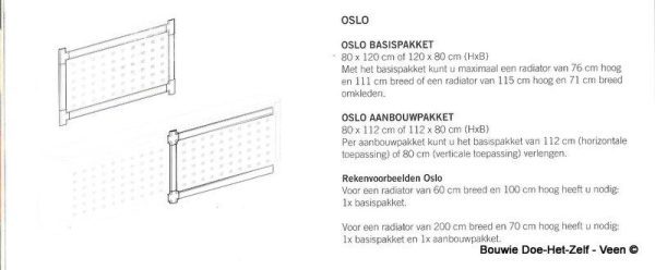 Uitbreidingspakket - Oslo - 112 x 80 cm - Afbeelding 2