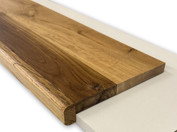 Overzet Vensterbank - Massief OUD eiken - 23 en 34 cm diep - Afbeelding 2