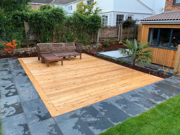 Vlonderplank - Siberisch Lariks - 28 x 122 mm - Afbeelding 5