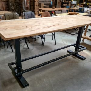 Bartafel onderstel - zwart metaal