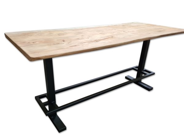 Bartafel onderstel - zwart metaal - Afbeelding 3