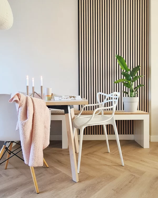 Wandpaneel Akoestisch - Black Oak - 60 x 260 cm - Afbeelding 6