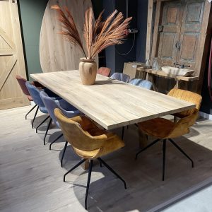 Complete tafel recht - Oud Eiken - Corewood