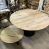 Complete tafel rond - Oud Eiken - Core wood - Afbeelding 2