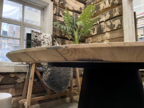 Complete tafel rond - Oud Eiken - Core wood - Afbeelding 3