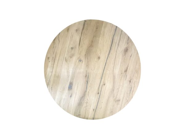 Complete tafel rond - Oud Eiken - Core wood - Afbeelding 4