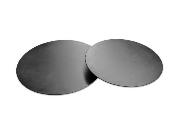 Tafelblad salon rond (facet) - MDF - zwart - 25 mm - Afbeelding 2
