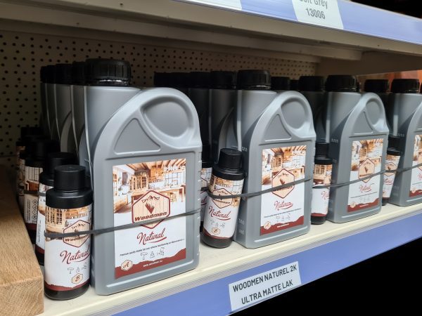 Woodmen lak - 2 componenten - 1 liter - mat & transparant - Afbeelding 2