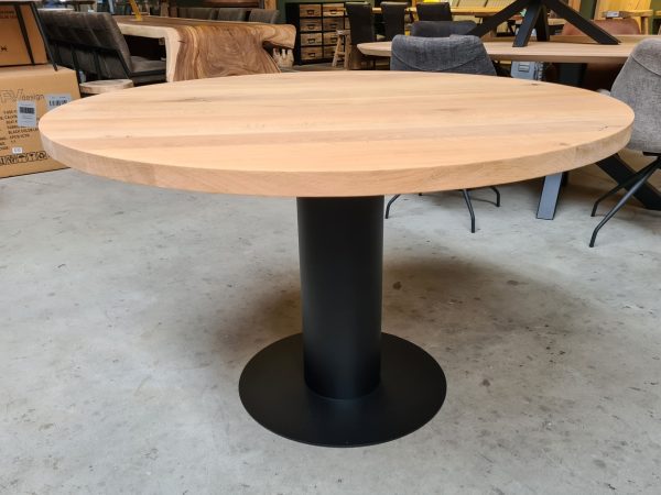 Cilinderpoot - zwart metaal - 60 cm - koker Ø21 cm - Afbeelding 2