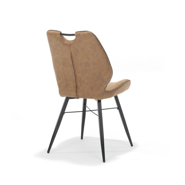 Stoel Quattro - Cognac - Afbeelding 3